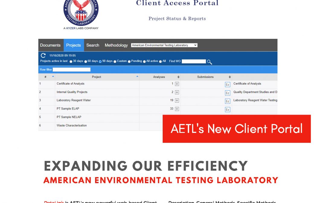 AETL’s New Client Portal